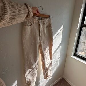 Everlane Cream Straight Leg Women's Jeans